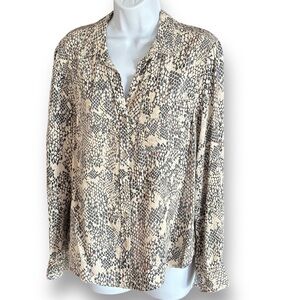 Velvet Heart | Snakeprint Blouse